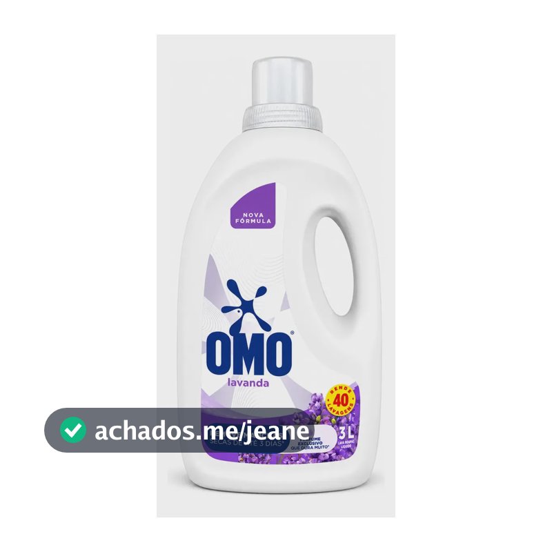 Lava-roupas Líquido Omo Lavanda 3l