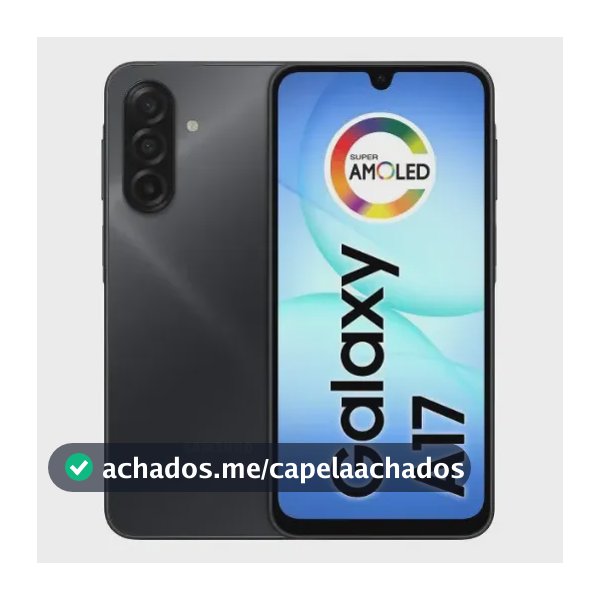 Celular Samsung Galaxy A17 Com Ia, 128gb, 4gb Ram, Câm De 50mp, Tela De 6.7", Nfc, Ip54 - Preto