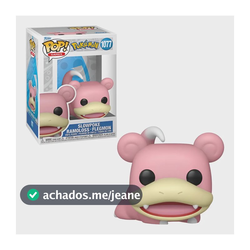 Boneco Funko Pop! Pokémon - Slowpoke