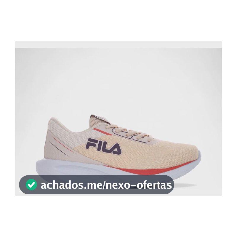 Tênis Fila Rise Up Corrida Running Caminhada Amortecimento Rosa 36 Br