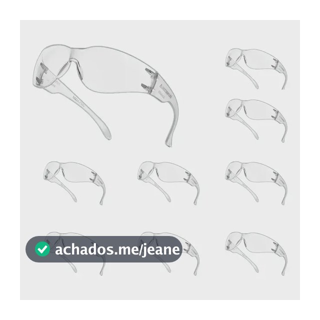 10 Oculos De Proteção Segurança Epi Oval Águia Obra