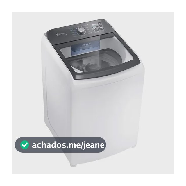 Máquina De Lavar Electrolux 18kg Inox Lee18 Automática 220v Branco