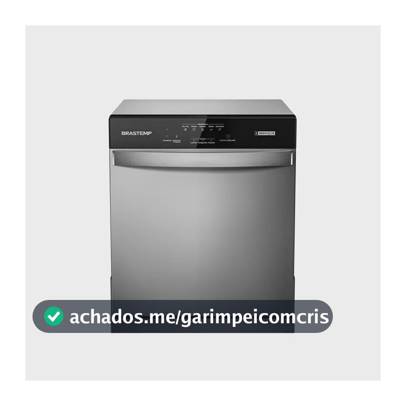 Lava-Louças Brastemp 8 Serviços Inox - BLF08BS