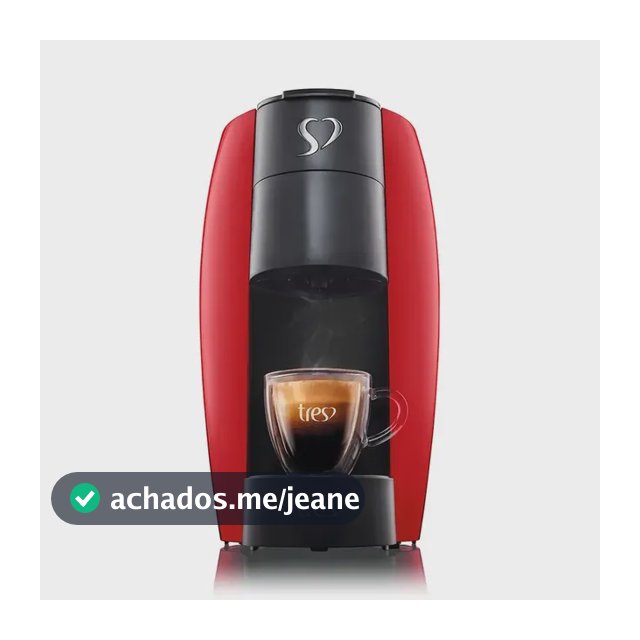 Cafeteira Espresso Lov Automática Vermelha 3 Corações Vermelho