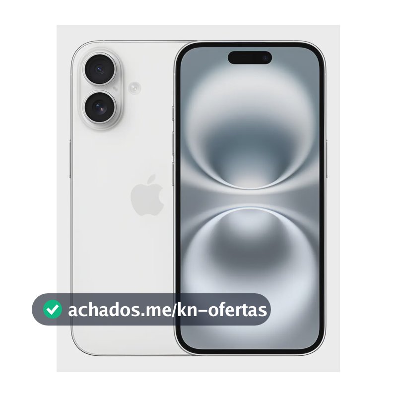 Apple iPhone 16 (128 GB) - Branco - Distribuidor Autorizado