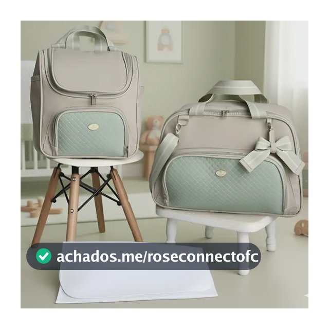 Kit Bolsas De Maternidade Blin Menina Menino Unissex 3 Peças