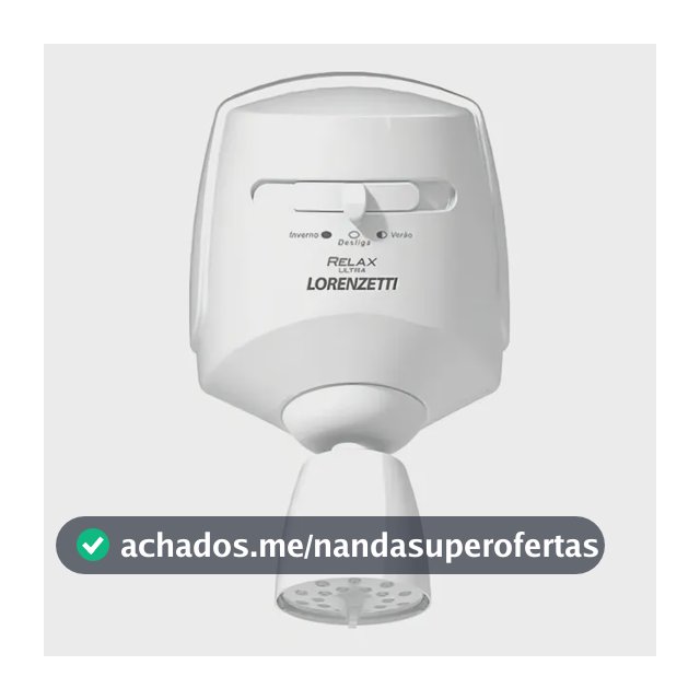 Chuveiro elétrico de parede Lorenzetti Relax Ultra branco 5500W