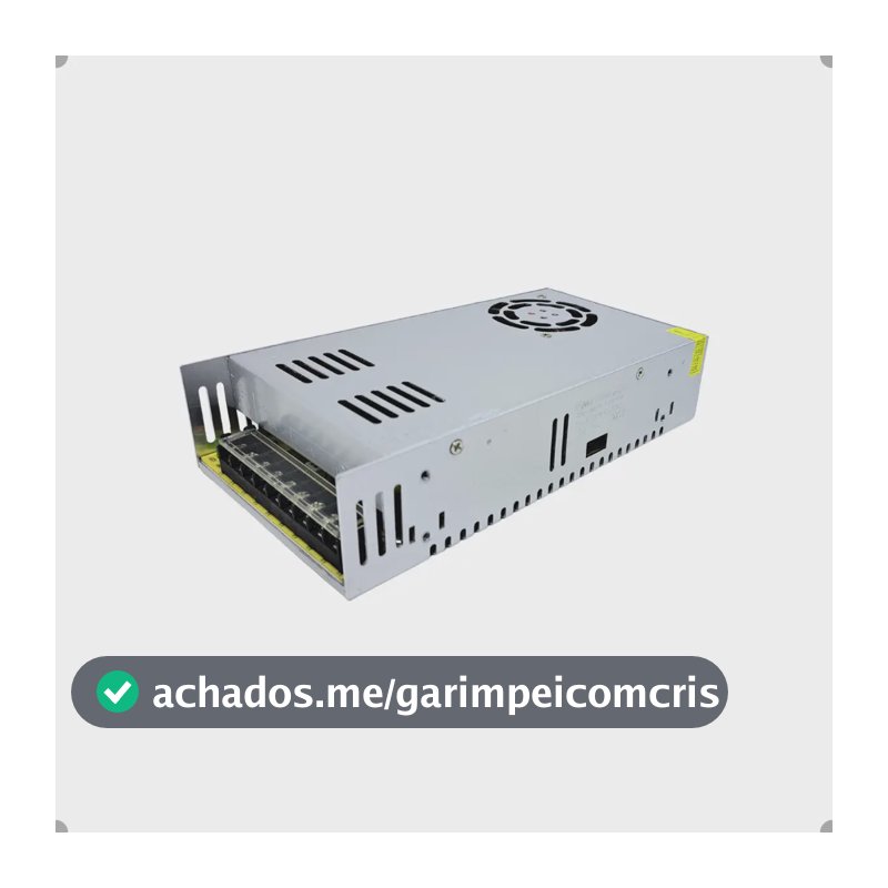 Fonte Chaveada 12v 50a 600w Bivolt Estabilizada Lumiville