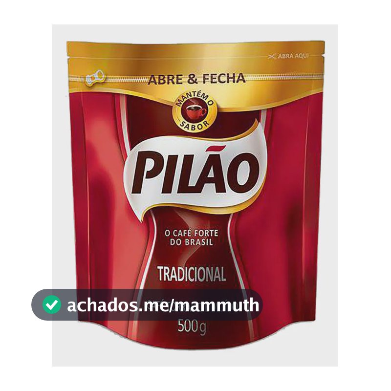 Café Torrado e Moído Tradicional Pilão Pouch 500g