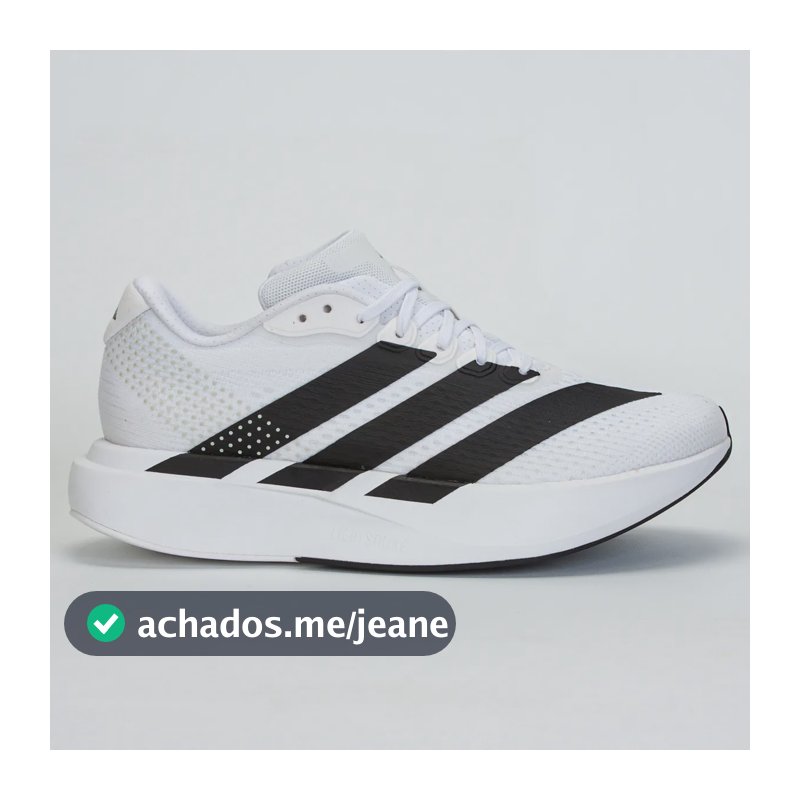 Tênis adidas Adizero Pacer Feminino Corrida Branco/preto Liso 35 Br