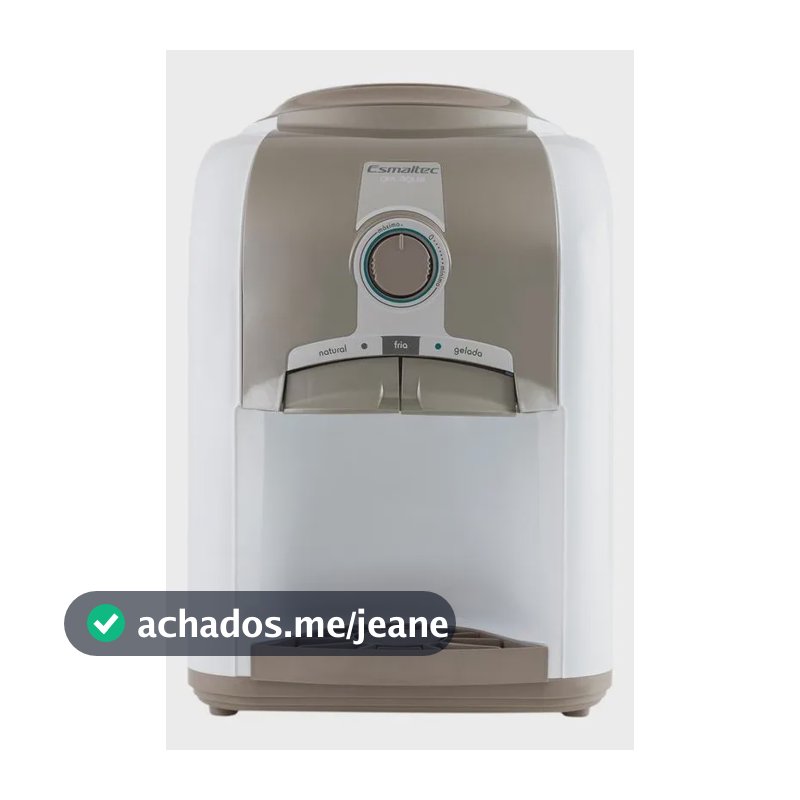 Bebedouro De Água Esmaltec De Mesa Branco 110v