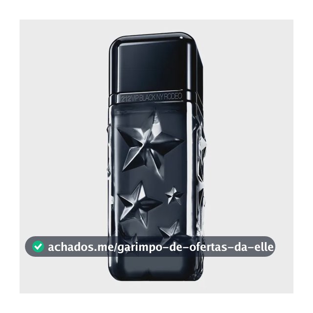 Carolina Herrera 212 Vip Black Ny Rodeo - 100ml