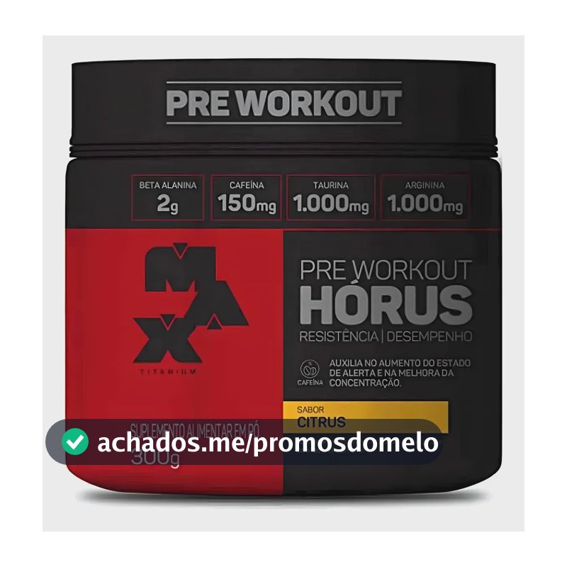 Suplemento em Pó Horus Max Titanium 300 G Citrus
