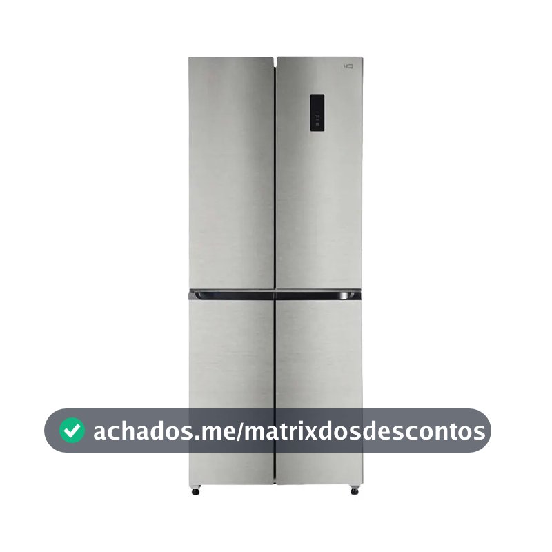Geladeira Refrigerador Hq Frostfree Multidoor 426l Hq426mdff Inox