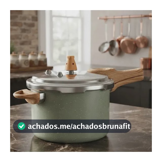 Panela De Pressão Brinox Indução Antiaderente Verde Botanika