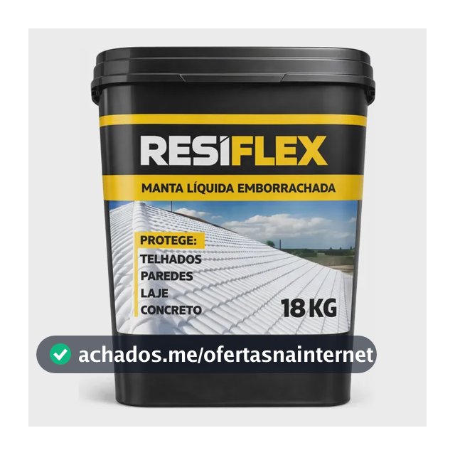Premium Acrílica Manta Líquida 18kg Emborrachada Impermeavel Cinza Fosco