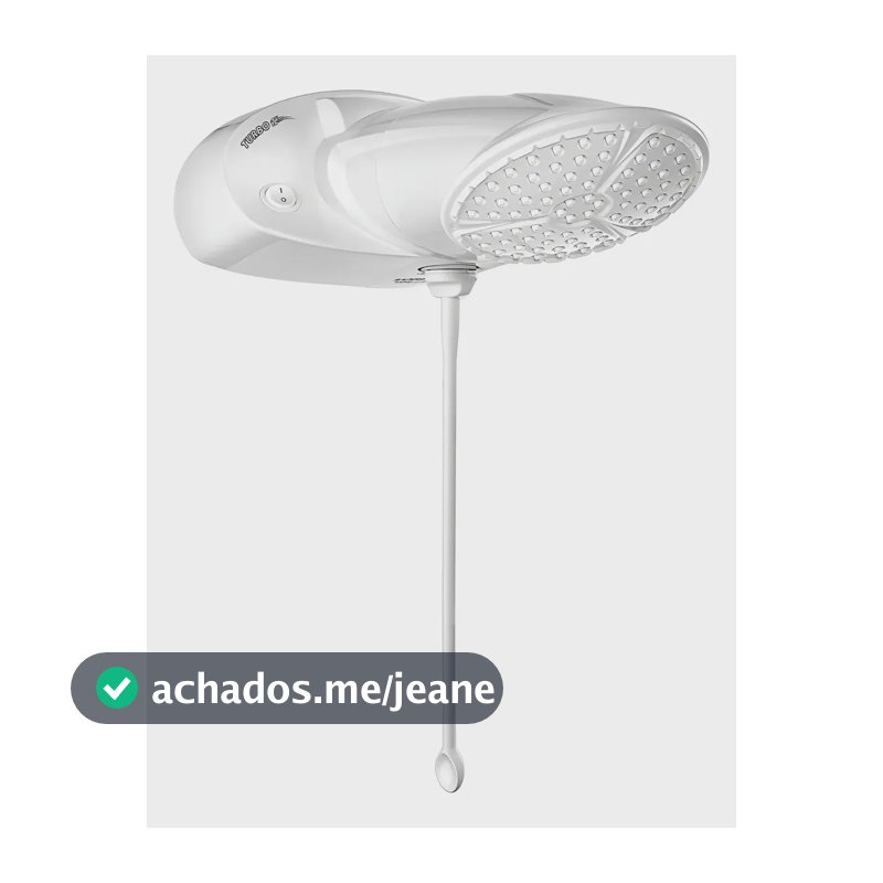 Chuveiro Elétrico Top Jet Turbo Com Pressurizador Lorenzetti Branco 220v 7500 W