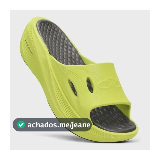 Chinelo Olympikus Pós Corre Masculino Amarelo 39/40