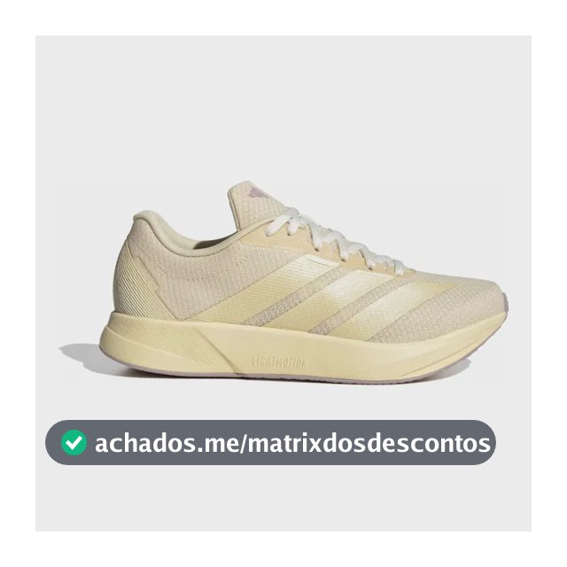 Tênis De Corrida Feminino Duramo Rc2 adidas Amarelo Liso 36 Br