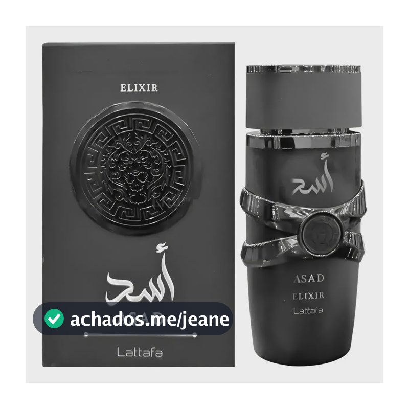 Asad Elixir Lattafa Perfume Árabe 100 Ml