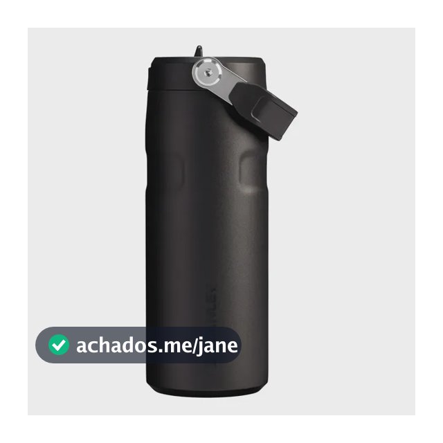 Garrafa Térmica Stanley Aerolight Flip Straw Black 473ml