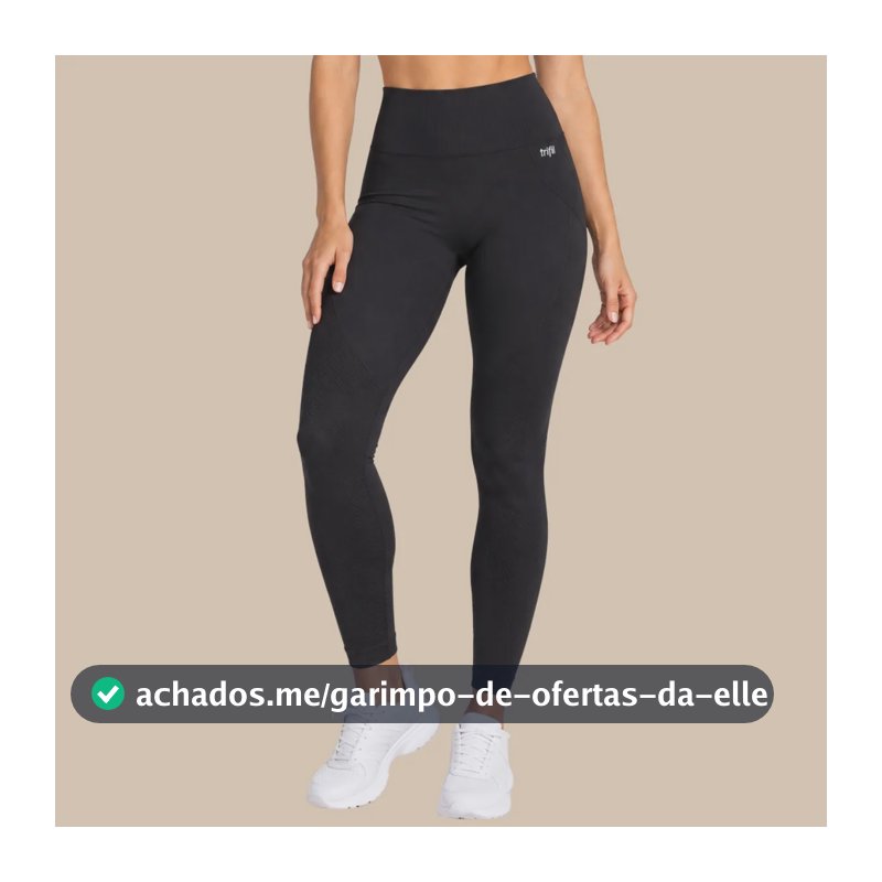 Calça Legging Trifil Af Fitness Academia Preto Liso M
