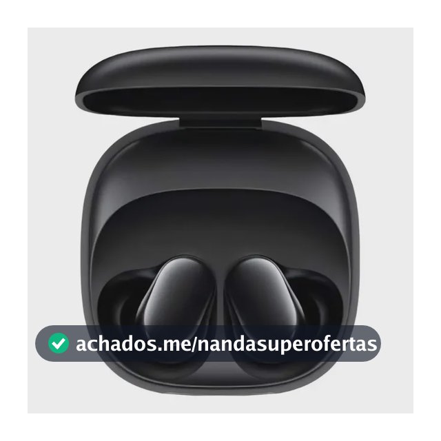 Fone De Ouvido Sem Fio Xiaomi Redmi Buds 6 Play Preto