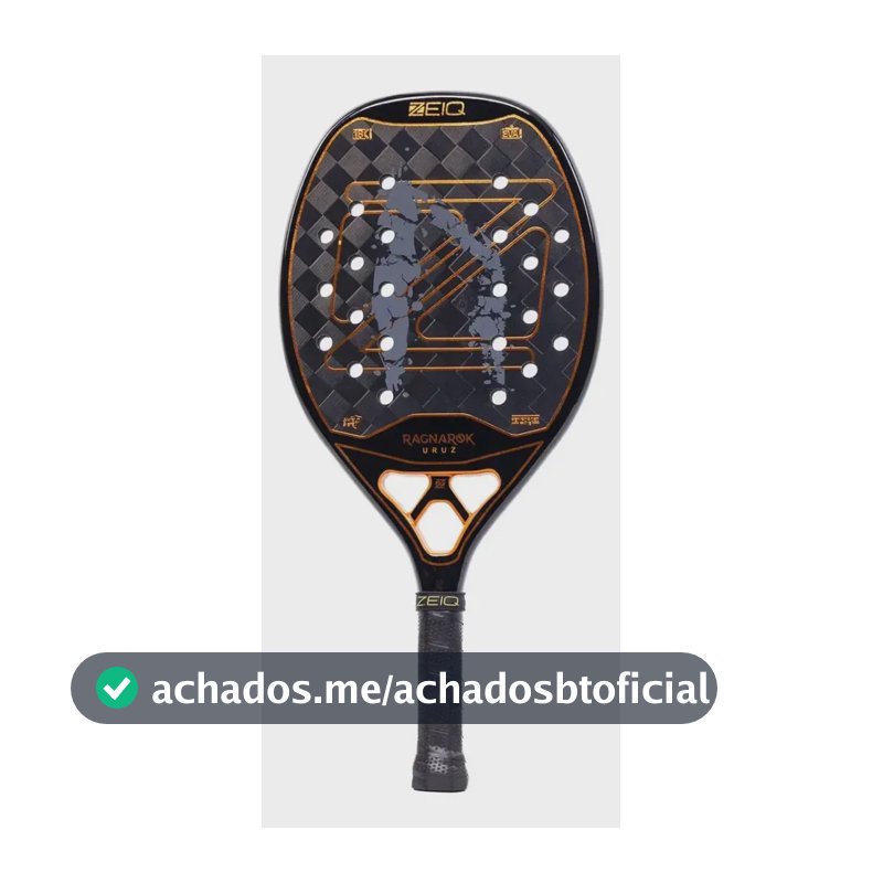 Raquete de Beach Tennis Zeiq Ragnarok Uruz 2026 - Carbono 18k