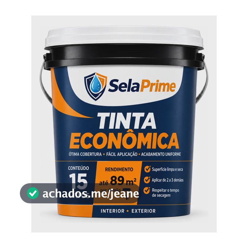Tinta Acrílica Fosca 15l Interior Teto E Parede Anti Mofo Branco Gelo Fosco
