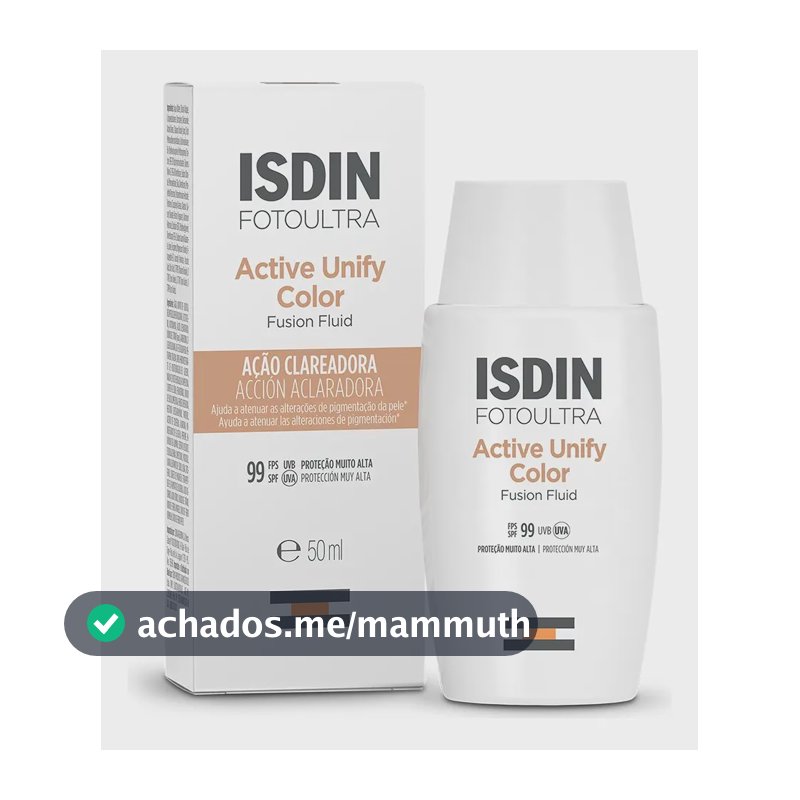 ISDIN Clareador Facial Foto Ultra Active Unify Color FPS 99 - 50ml