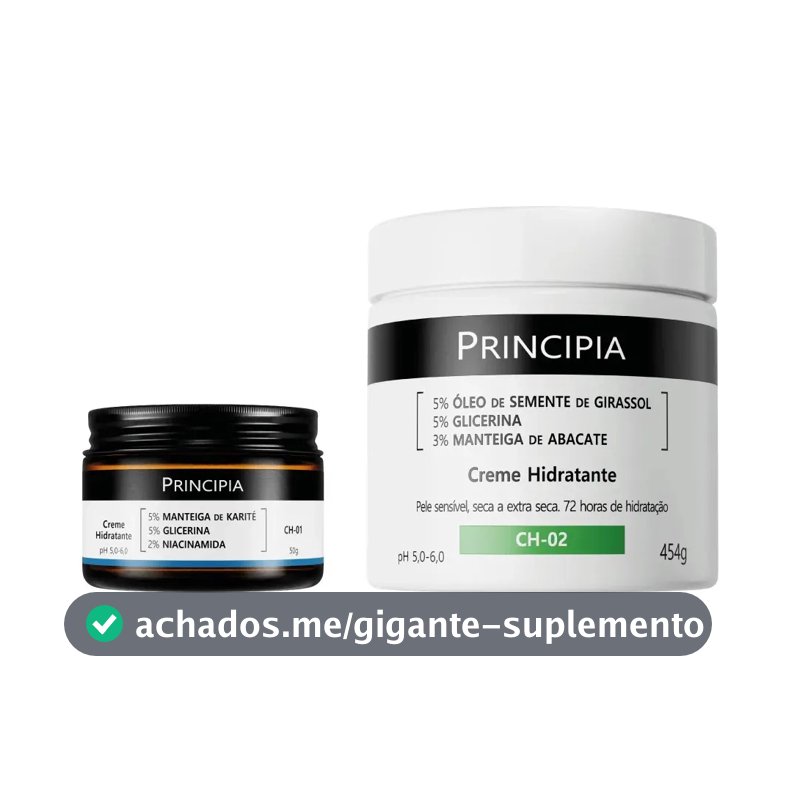 Principia Kit Cremes Hidratantes Rosto E Corpo Ch-01 + Ch-02 Seca Dia/noite
