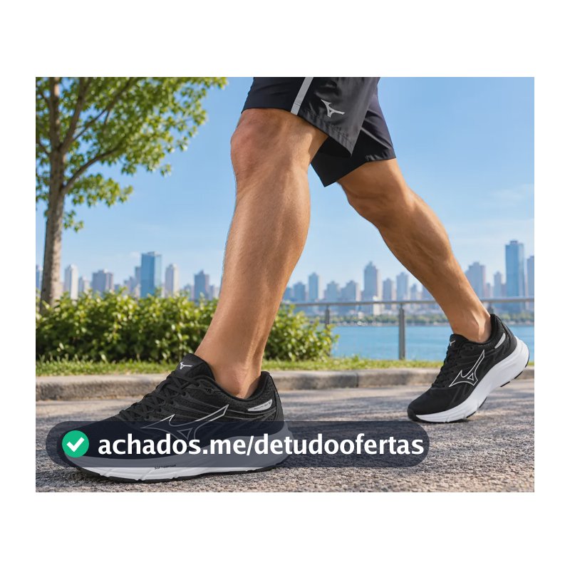 Tenis Mizuno Esportivo Jet 8 Lançamento Academia Treino Preto/prata Liso 40