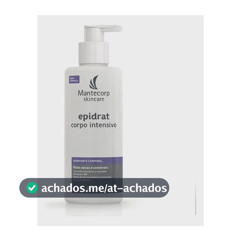 Hidrante Corporal Epidrat Corpo Intensivo Com 450ml Mantecorp