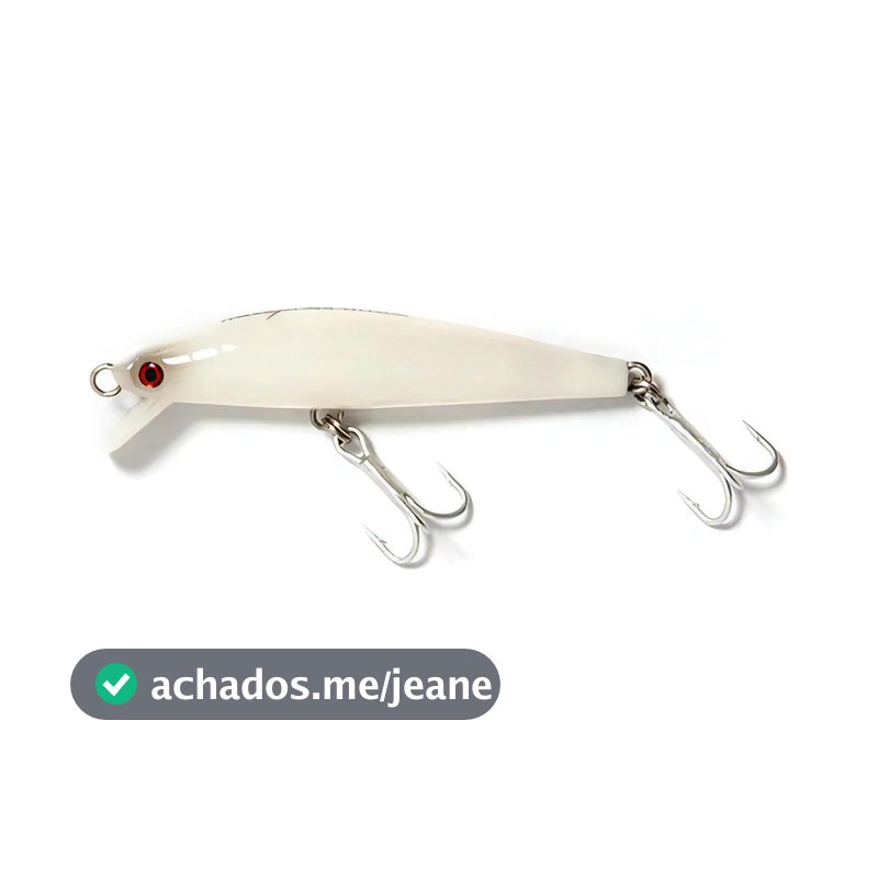 Isca Artificial Nelson Nakamura Queen 70 Meia Água 7cm Cores Cor 101 (opaca Osso