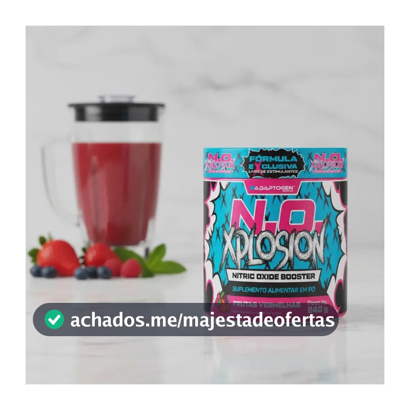 Aminoácido N.o Xplosion C/240g - Adaptogen Frutas Vermelhas