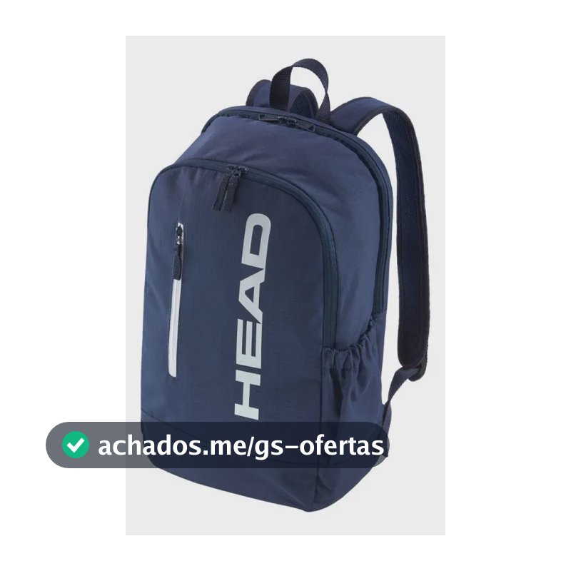 Mochila De Tênis E Beach Tennis Head Base 2025 Com Nota Cor Azul-marinho