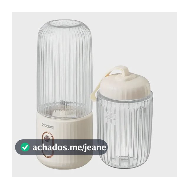 Liquidificador Gaabor 30w 350ml 3 Acessórios Branco