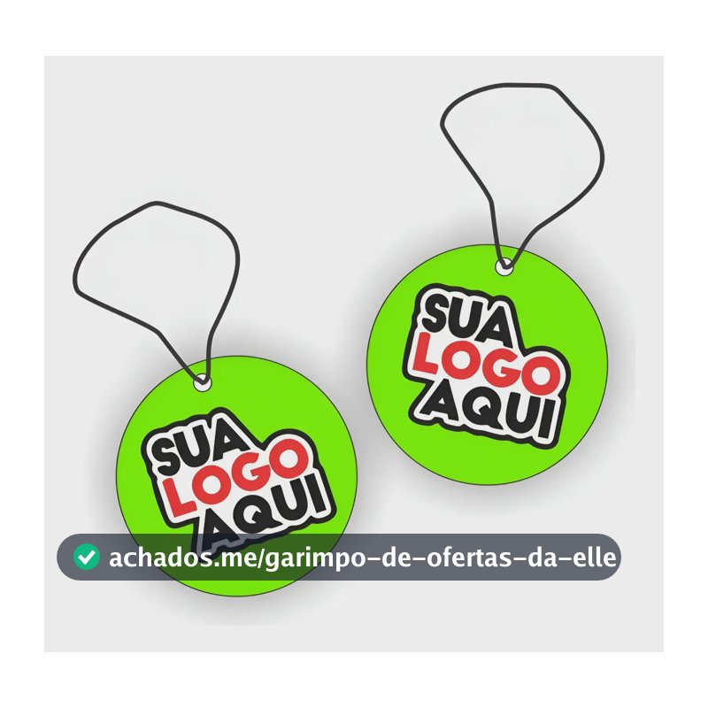 Kit 100 Cheirinho De Carro Personalizado Com Sua Marca 4x4 Diversos