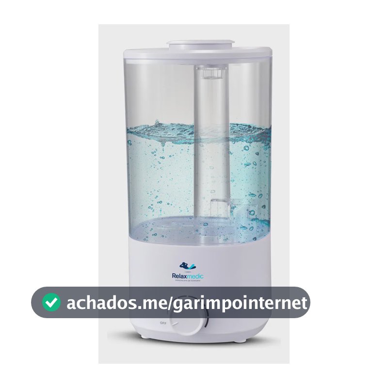 Umidificador Ayro 3l Com Névoa Contínua Relaxmedic Branco