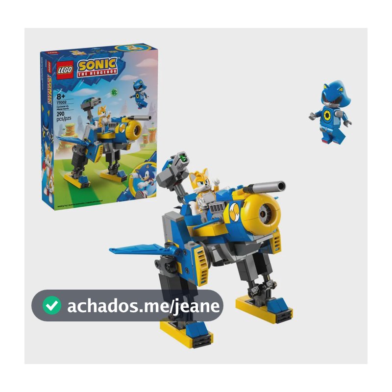 LEGO Sonic The Hedgehog - Cyclone vs Metal Sonic - 290 Peças - 77002