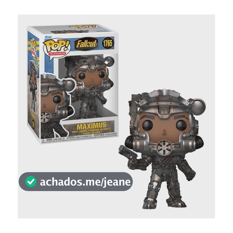 Boneco Funko Pop! Fallout - Maximus Com Chase