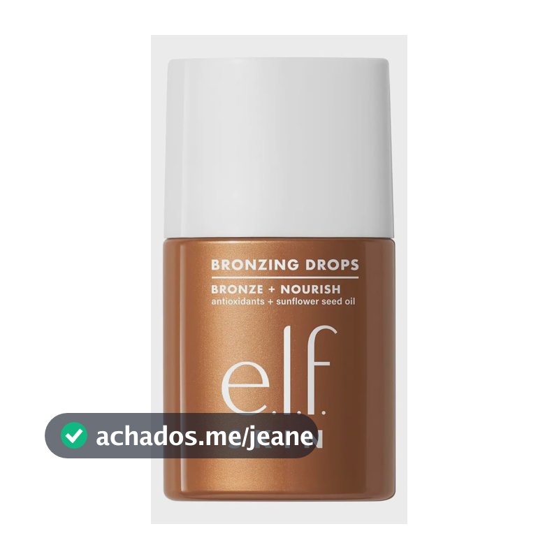 Elf Bronzing Drops | Sérum Bronzeador Com Glow Natural 3 Copper Gold