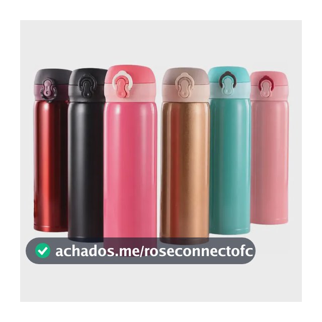 Garrafa Térmica Inox 500ml Personalizada Logo Nome Profissão