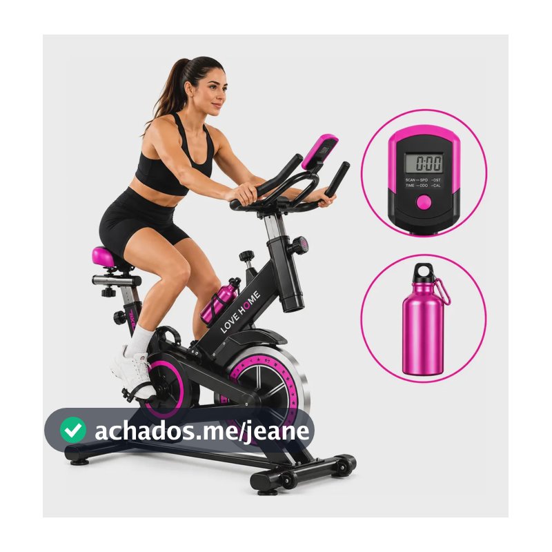Bicicleta Ergométrica Inércia 6kg Spinning Profissional Indoor Ajustável Treino Casa
