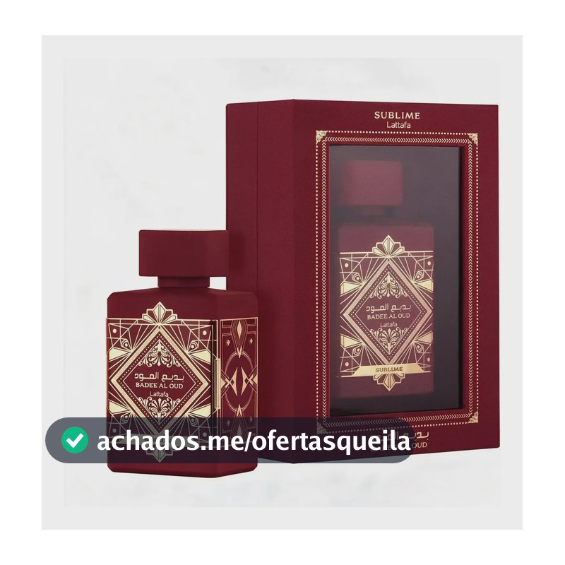 Perfume Badee Al Oud Sublime Lattafa Edp 100 Ml