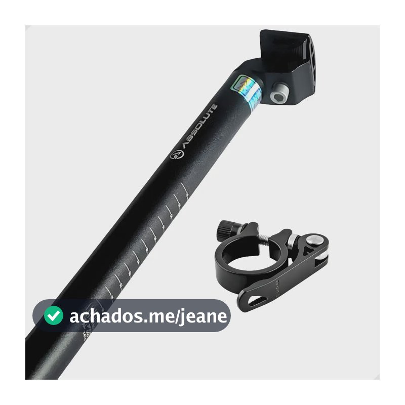 Canote Bike 27.2 Absolute De Selim + Abraçadeira Blocagem