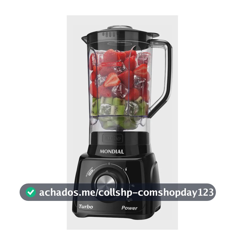 Liquidificador Turbo Power Mondial 550W - L-99 FB