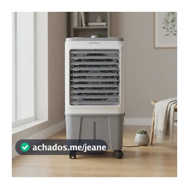 Climatizador Ar Frio Portátil Evaporativo 16 Litros Umidificador Ventisol Clin 16