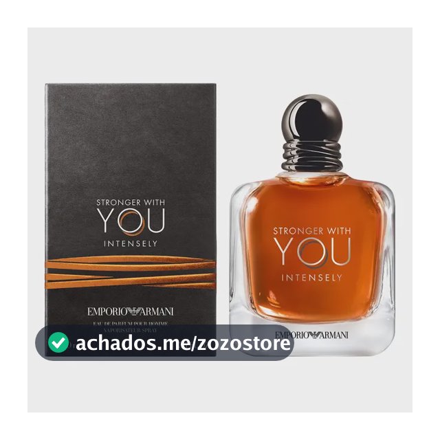 Armani Beauty Perfume Masculino Stronger With You Intensely Eau De Parfum 100ml