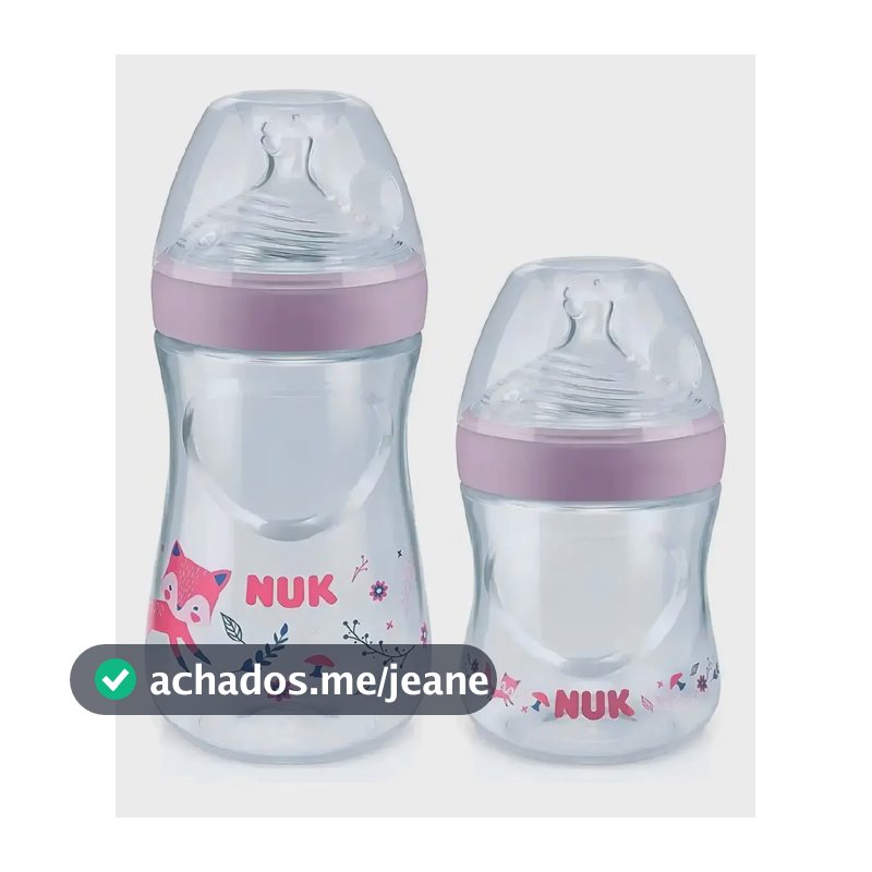 Kit 2 Mamadeiras Smart Flow 150/270ml Lilás Essence NUK